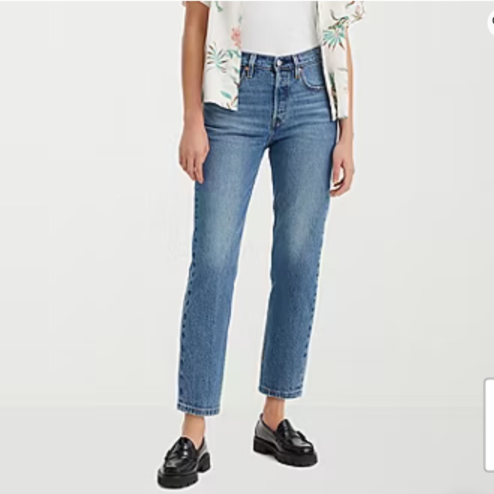 Levi's Denizen Womens High Rise Ankle Straight Leg Jean NWOT‎ Size 14 W32